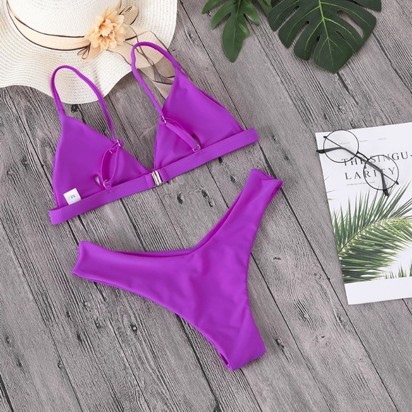 Purple "Perfect" Cheeky Bikini - Picture 2 of 3